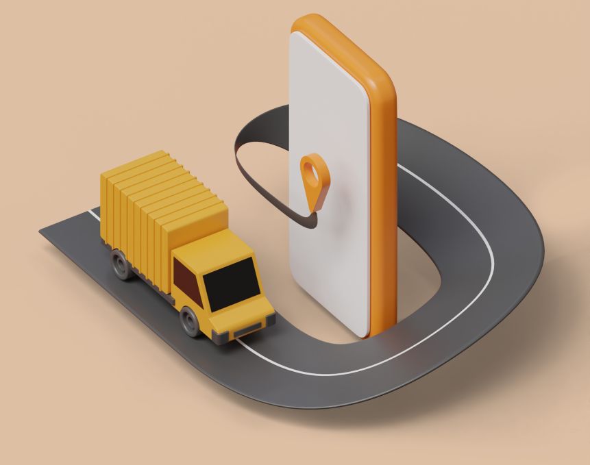 tracking trucks's location using GPS truck tracking system