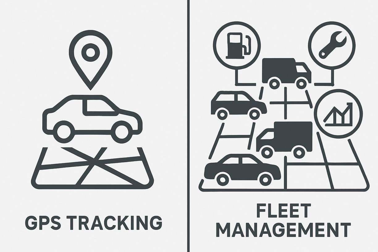 Featured image for “What is the Difference Between GPS Tracking System vs Fleet Management System?”